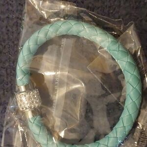 3 bracelets 3 blue colors, New in bag. Pull apart magnet closure